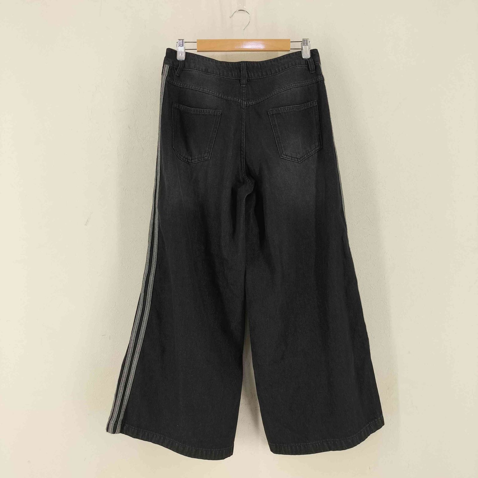 アディダスオリジナルス adidas Originals Adilenium サイドライン ワイド デニム パンツ レディース 2830