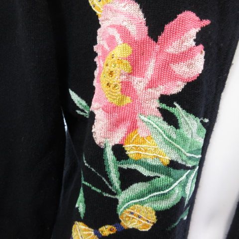 レオナール LEONARD FASHION ファッション カーディガン 花柄 長袖 L