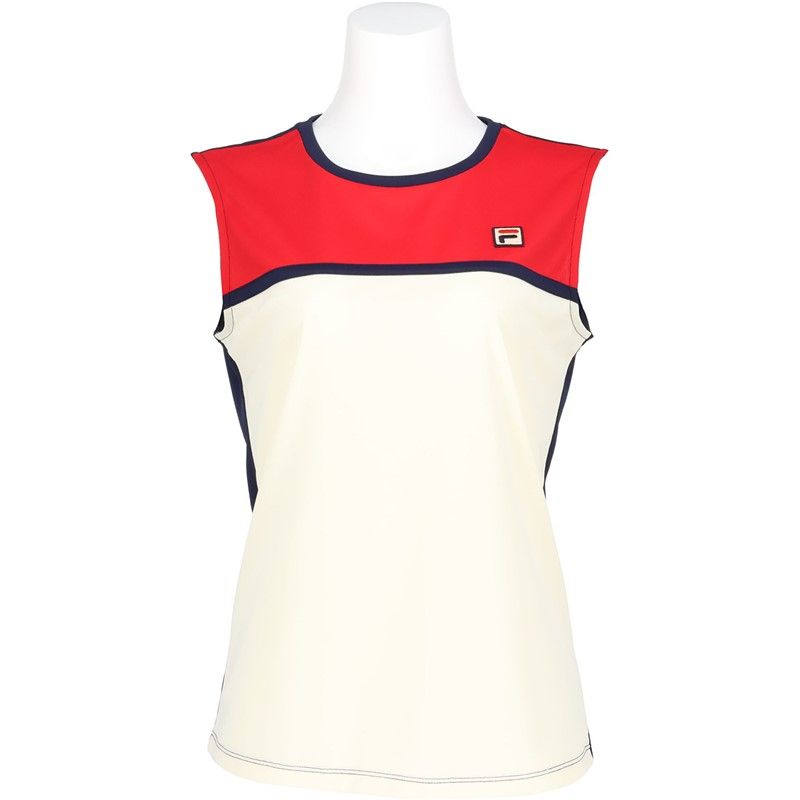 新作入荷，新品 fila(フィラ) 51 ノースリーブシャツ テニスノーカットスリーブ W (el0038-11z)、フィラレッド その他