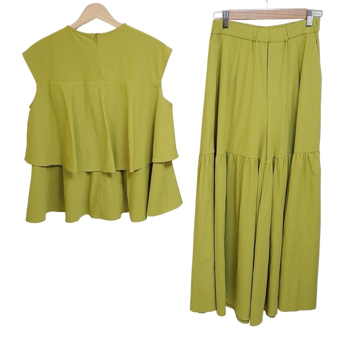 ADORE アドーア レディースパンツセットアップ レディース - イエローグリーン ウエストゴム