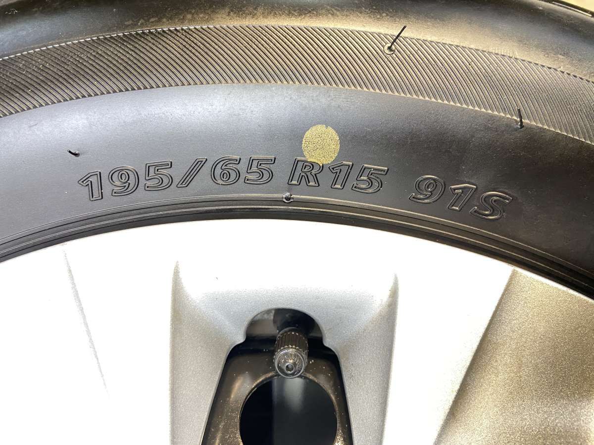 195/65R15 ブリヂストン ネクストリー トヨタ純正 WQ 15x6.0 114.3-5
