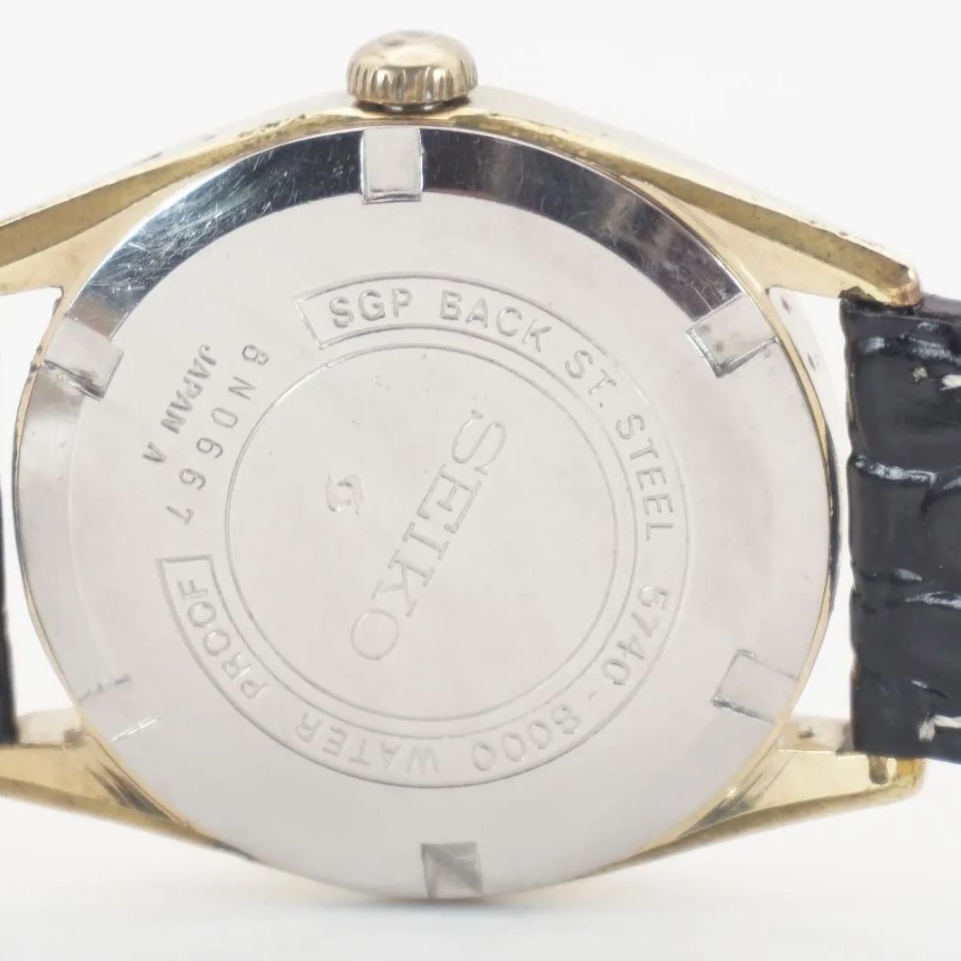  SEIKO セイコー Lord Marvel ロードマーベル 5740 8000 36000 ハイビート ゴールド文字盤 風防 手巻き メンズ ヴィンテージ 時計 稼働品 手巻き時計 腕時計(アナログ)