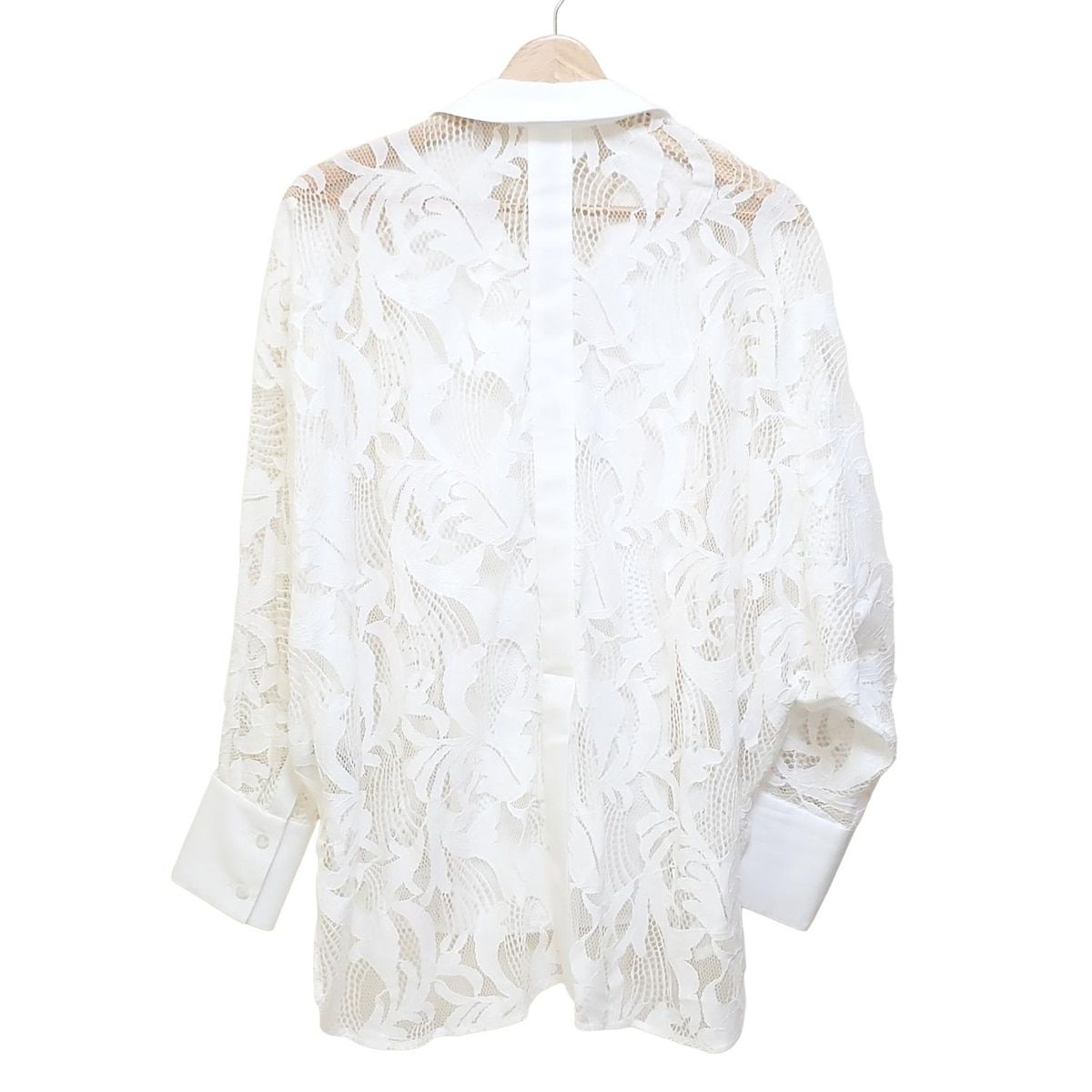 ADORE アドーア 長袖シャツブラウス サイズ38 M レディース - 白 レース