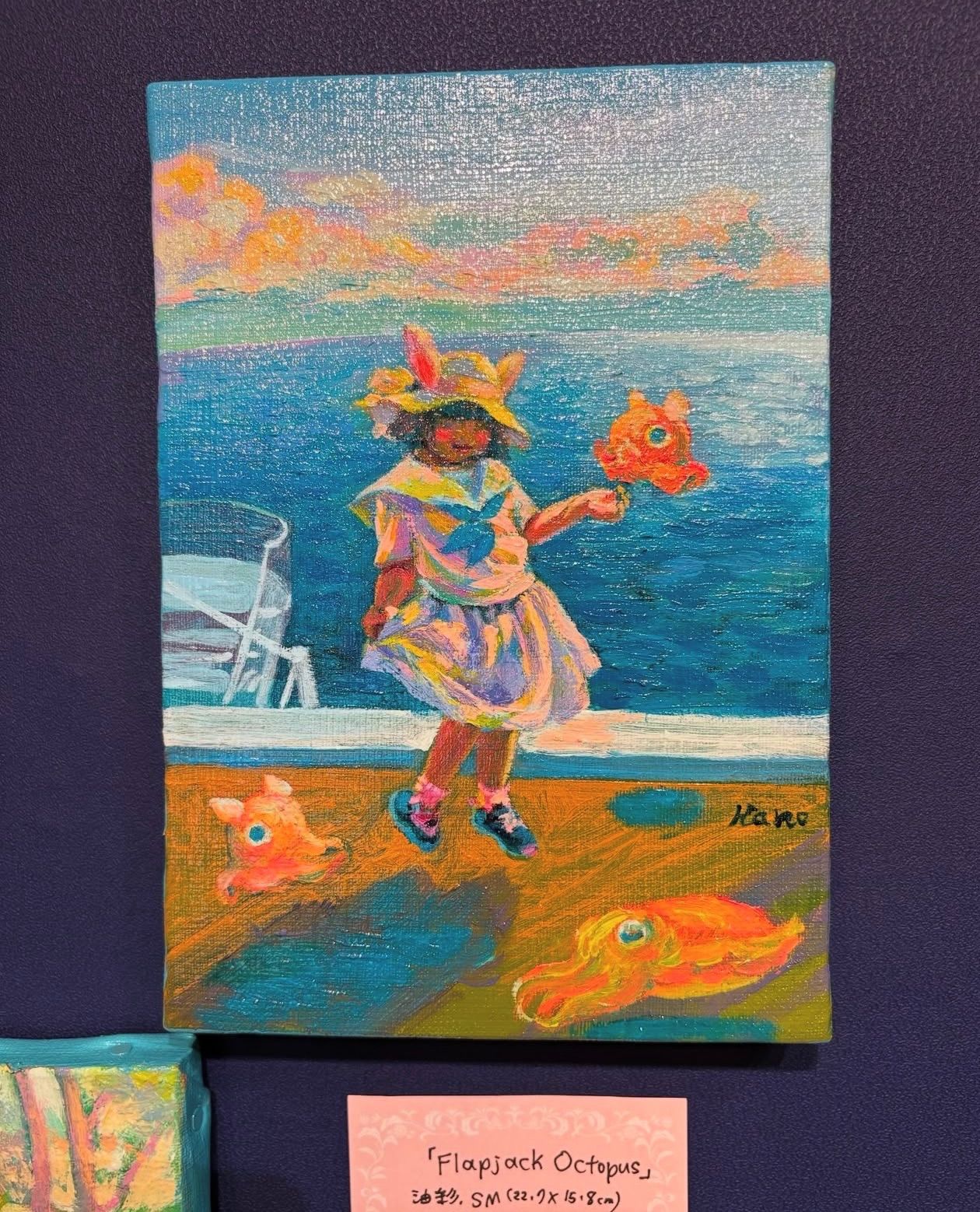 Flapjack Octopus 油彩 キャンバス SM 原画