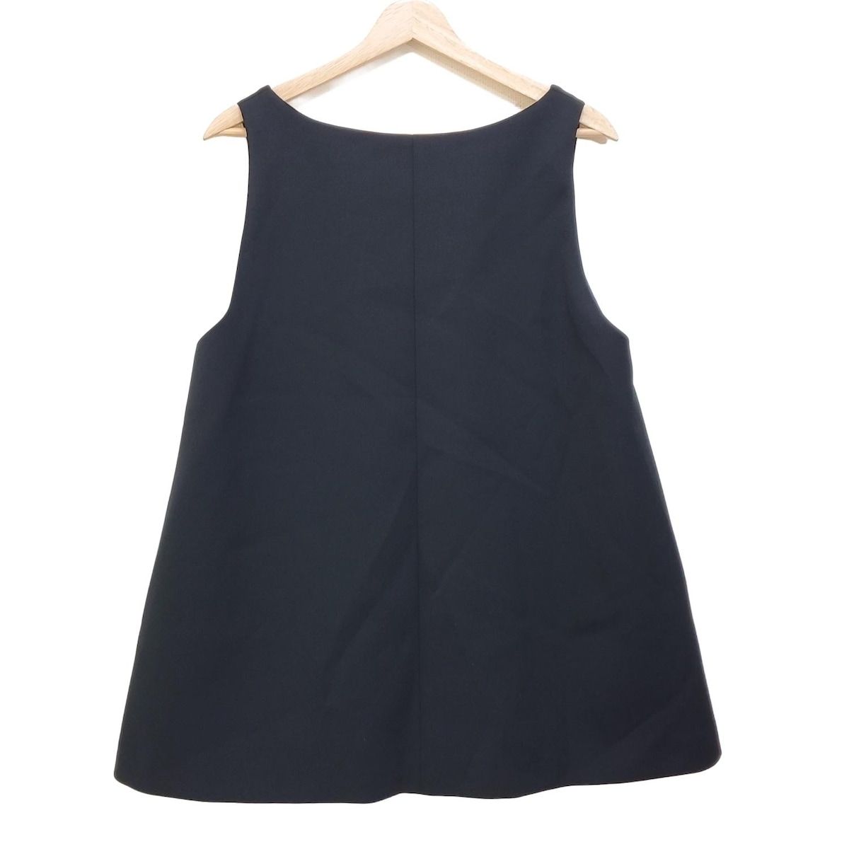 ADORE アドーア ノースリーブカットソー サイズ38 M レディース - 黒 Vネック