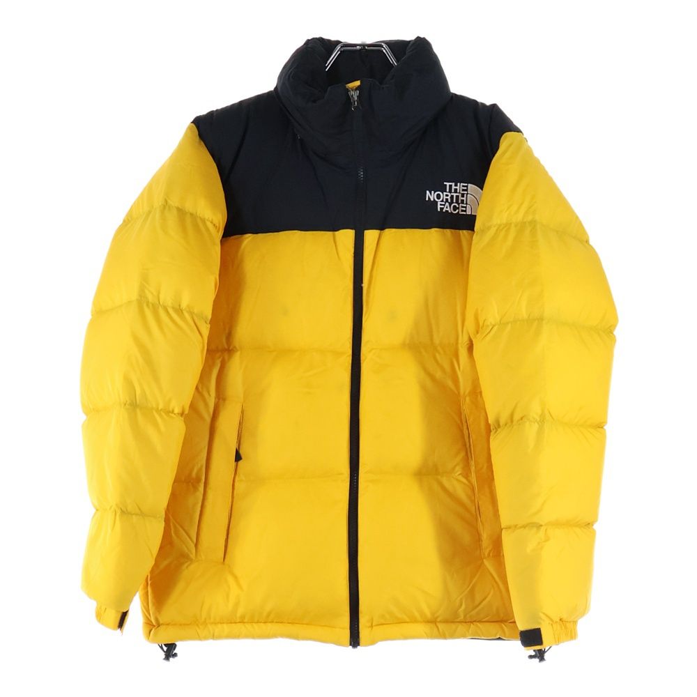 THE NORTH FACE ザノースフェイス NUPTSE JACKET ヌプシ ジップアップ フーデッド ダウンジャケット イエロー ND 91841