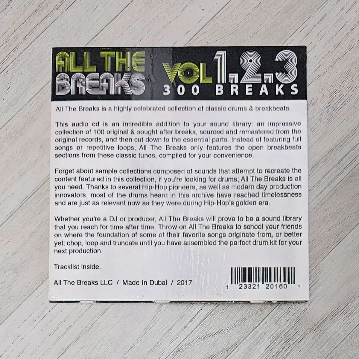 All The Breaks Vol 1 2 3 300 CD