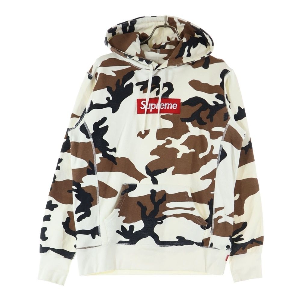 SUPREME シュプリーム 16 AW BOX LOGO HOODED SWEATSHIRTS ボックスロゴフーディー プルオーバースウェットパーカー カモフラ マルチ