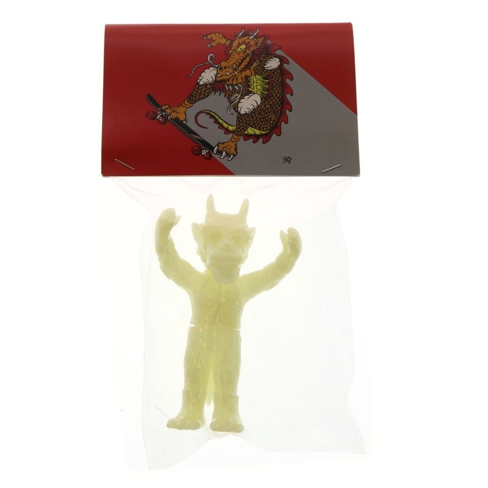 シークレットベース × SUPER 7 CAB DRAGON G.I.D スーパーセブン キャバレロ キャブドラゴン フィギュア ソフビ 蓄光 ホワイト