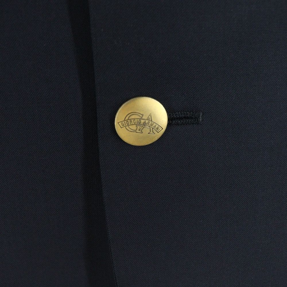 GIORGIO ARMANI (ジョルジオアルマーニ) GAロゴボタン ウール 2B