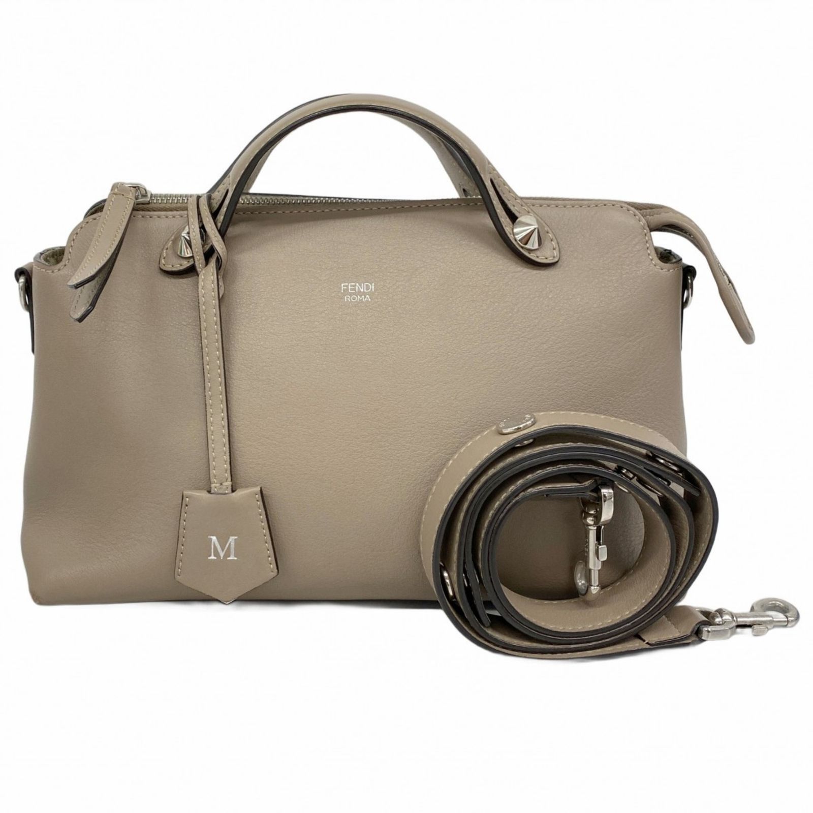 FENDI バイザウェイ　ラージ　2way レザー　グレージュ フェンディ(Fendi) フェンディ ハンドバッグ バイザウェイ レザー