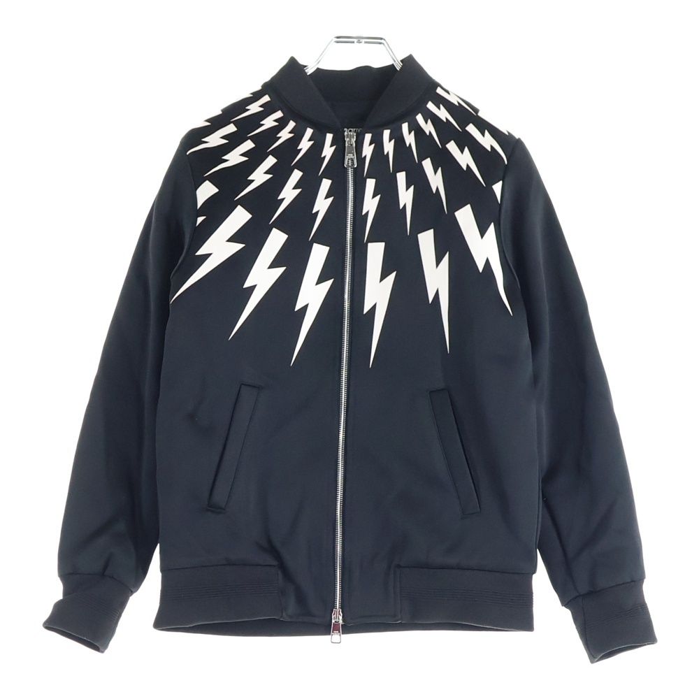 Neil Barrett ニール バレット サンダーボルドボンバージャケット ジップアップジャケット ブラック 016204