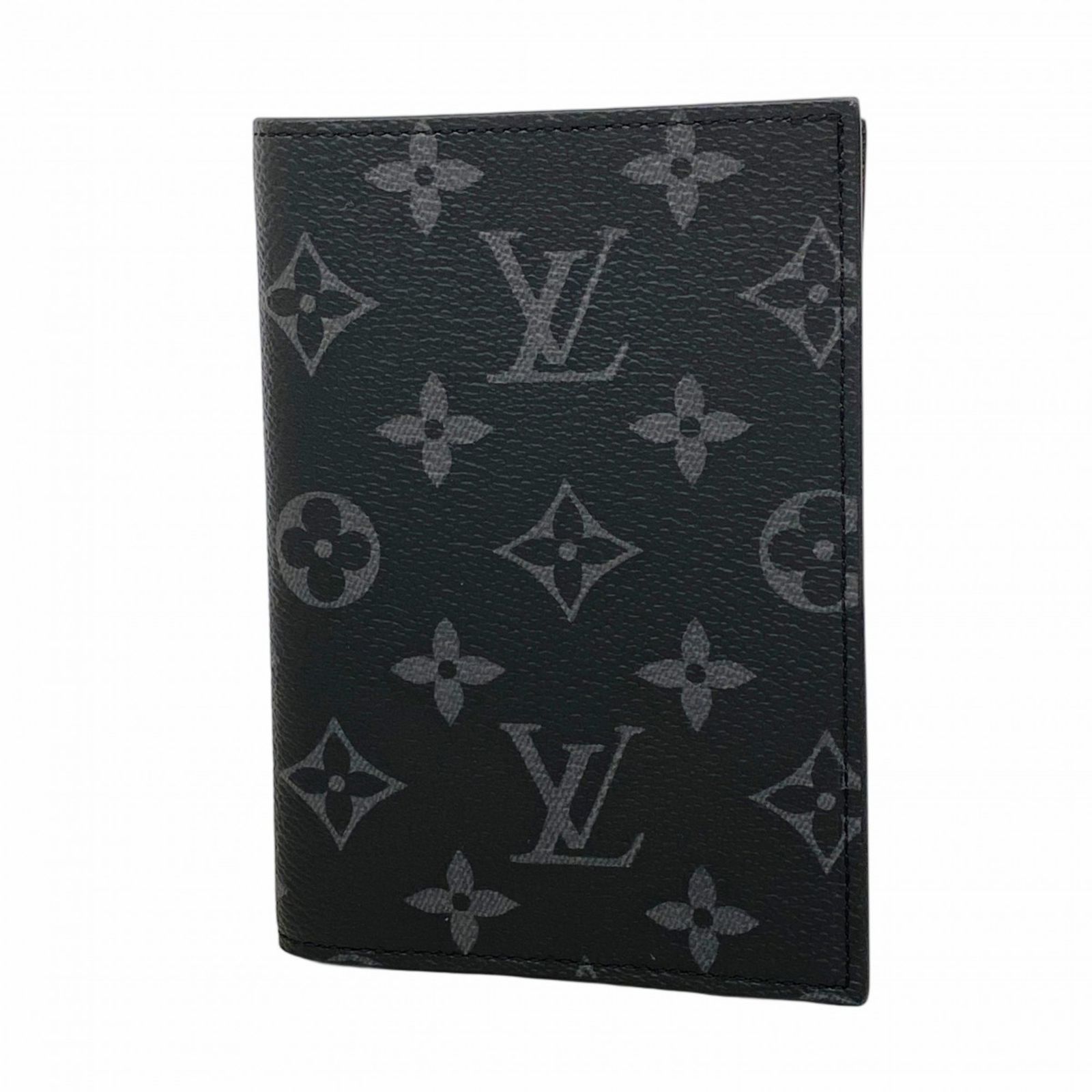 ルイ ヴィトン Louis Vuitton 名刺入れ パスポートケース モノグラム エクリプス クーヴェルテュールパスポールNM M 64501 ブラックメンズ