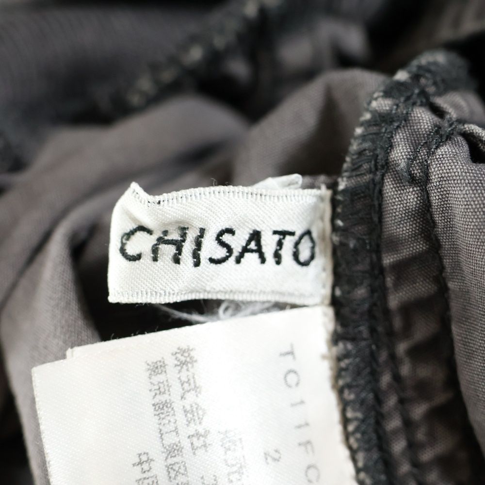 TSUMORI CHISATO ドローストリング ボンバージャケット TSUMORI CHISATO (ツモリチサト) ダブルポケット ドローストリング