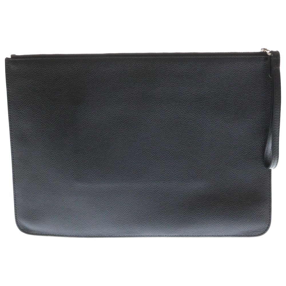 バレンシアガ ロゴプリント クラッチバッグ セカンドバッグ ブラック 630626