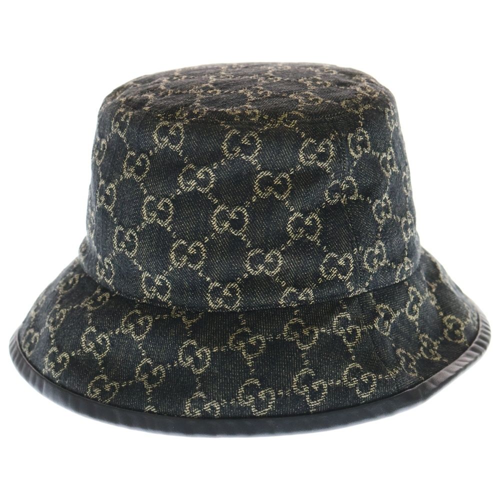 GUCCI グッチ GGキャンバス デニムバケットハット インディゴ 576371