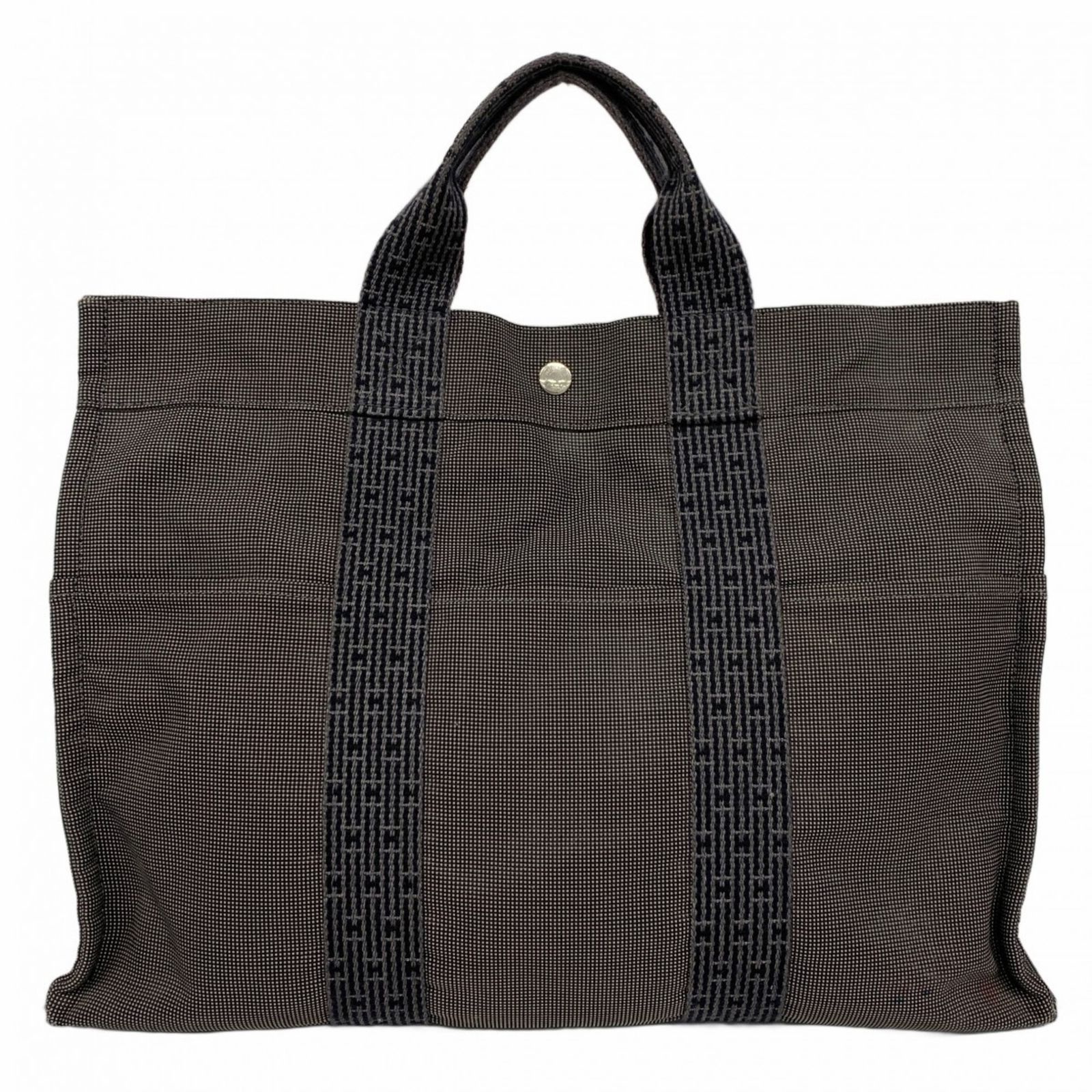 エルメス(Hermes) エルメス トートバッグ エールラインMM キャンバス