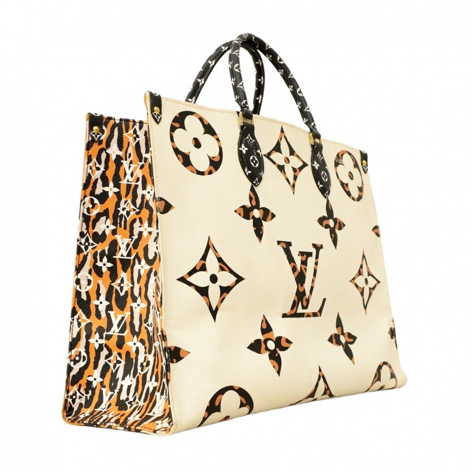 ルイ ヴィトン Louis Vuitton ハンドバッグ モノグラム ジャングル オンザゴーGM M 44675 イヴォワール 2 wayバッグレディース