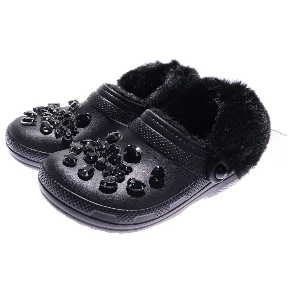 Crocs クロックス Simone Rocha Classic Lined Clog シモーネ ロシャ クラシック ラインド クロッグ ローカットシューズ ラバーサンダル ブラック レディース 210170-060