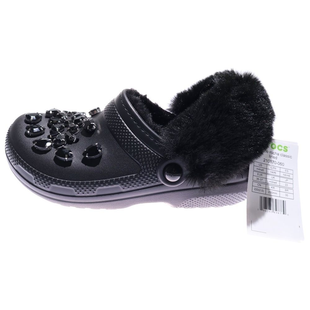 Crocs クロックス Simone Rocha Classic Lined Clog シモーネ ロシャ クラシック ラインド クロッグ ローカットシューズ ラバーサンダル ブラック レディース 210170 060