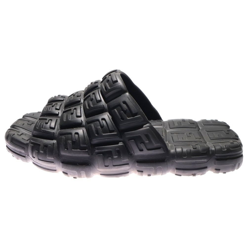 FENDI (フェンディ) ロゴデザイン サンダル シューズ ブラック 7X1573