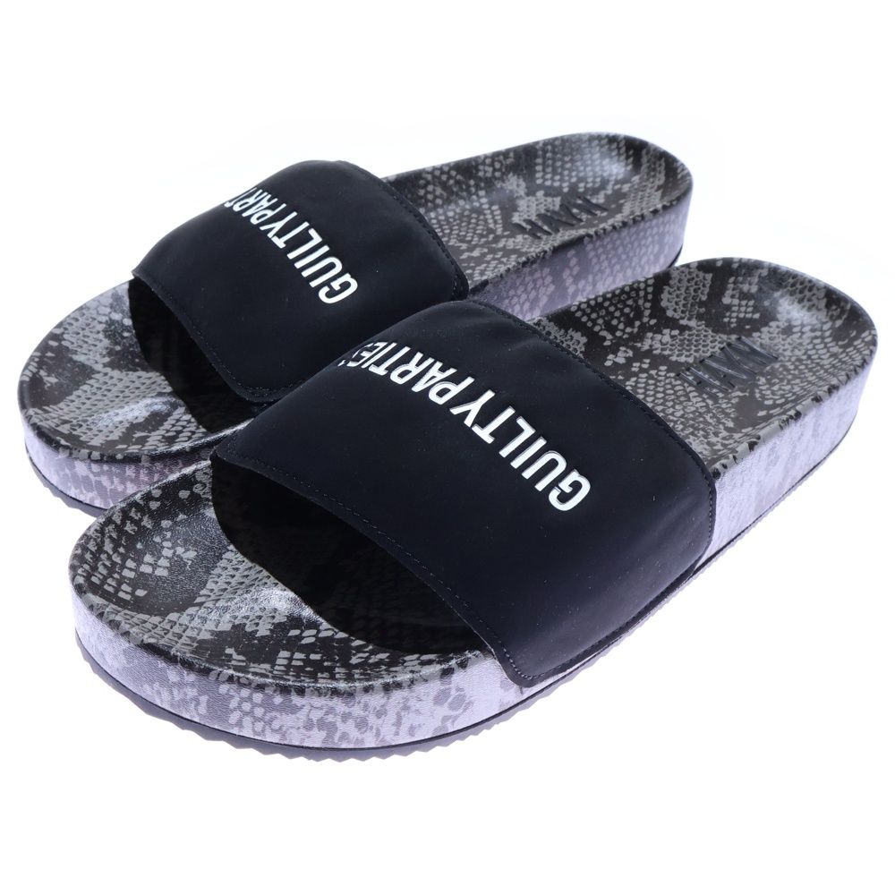 WACKO MARIA ワコマリア HAYN SANDALS 総柄 スライドサンダル ブラック