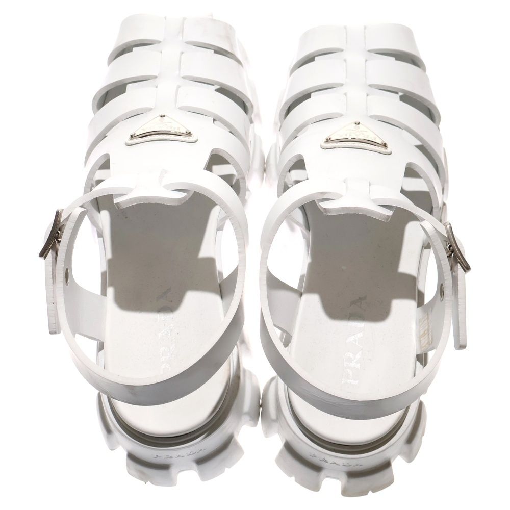 PRADA (プラダ) モノリス トライアングルロゴプレート ラバー