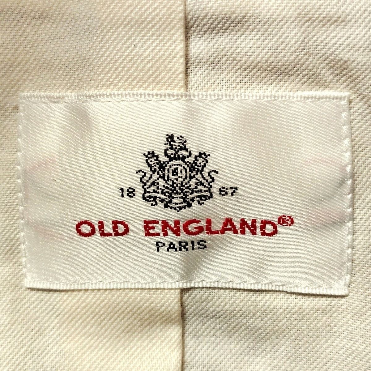  OLD ENGLAND イングランド スカートスーツ レディース - ダークブラウン×ベージュ 千鳥格子柄 スーツスカート ビジネススーツ