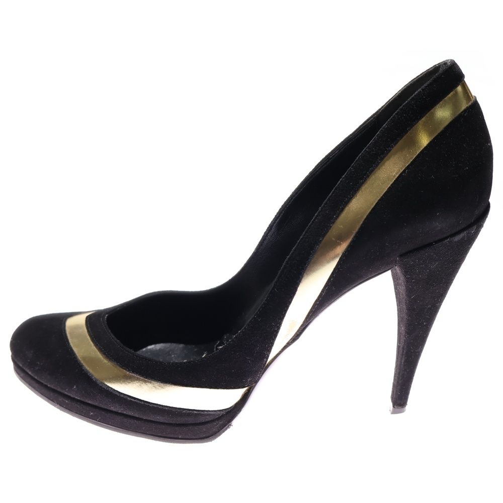 GUCCI (グッチ) スウェードレザー ハイヒール パンプス レディース