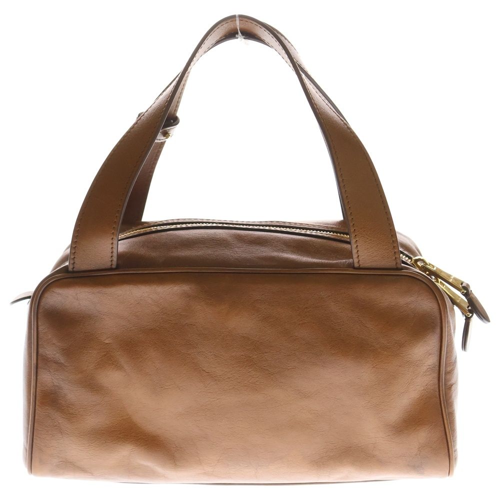 miumiu ミュウミュウ Leather Top Handle Bag レザートップハンドルバッグ ミニボストンレザーバッグ 5 BB 182_2 IER_F 0046_V_MOO ブラウン