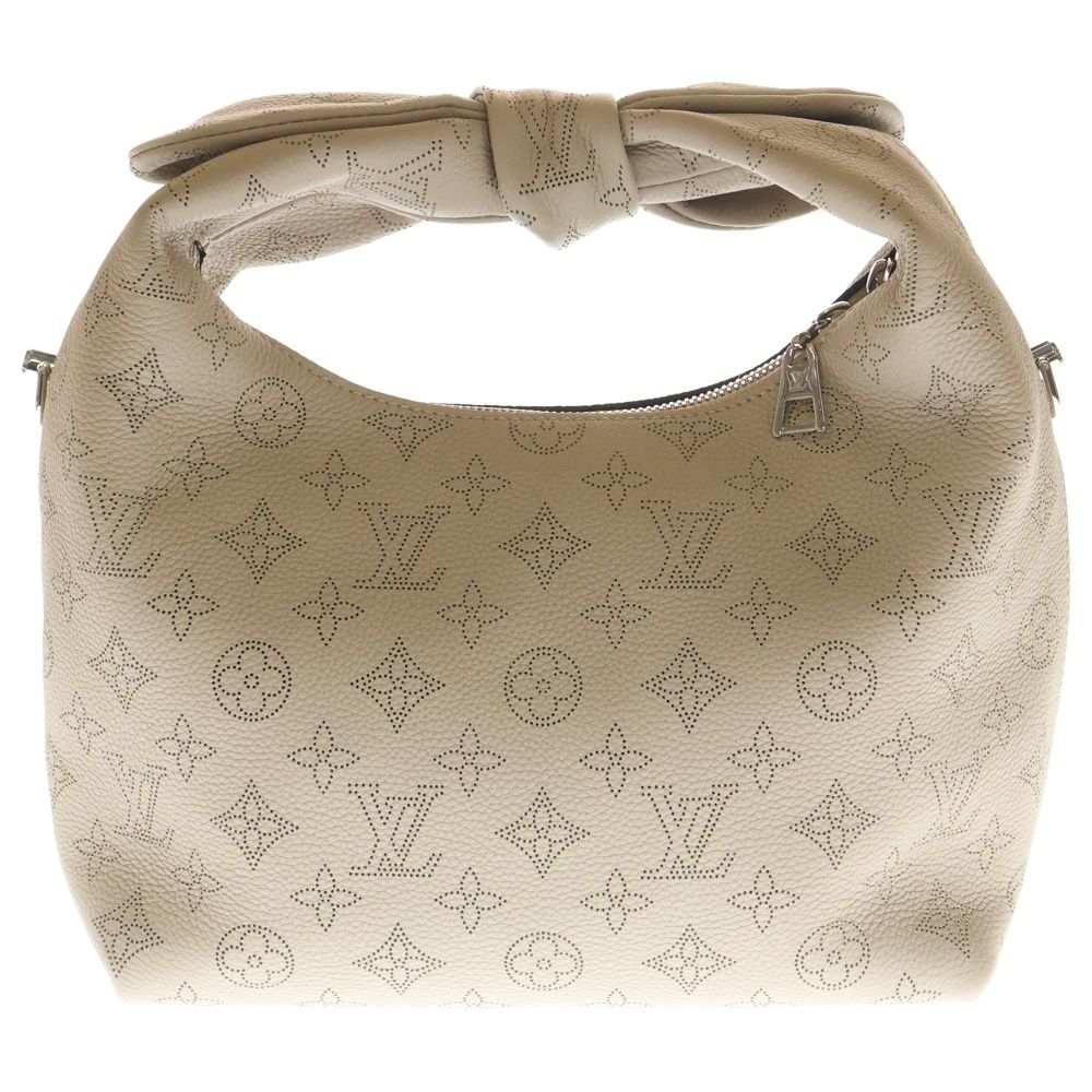 LOUIS VUITTON ルイヴィトン Mahina Whyknot 2 way Hand Bag M 20701 マヒナ ホワイノット PM WAYハンドバッグ ベージュ