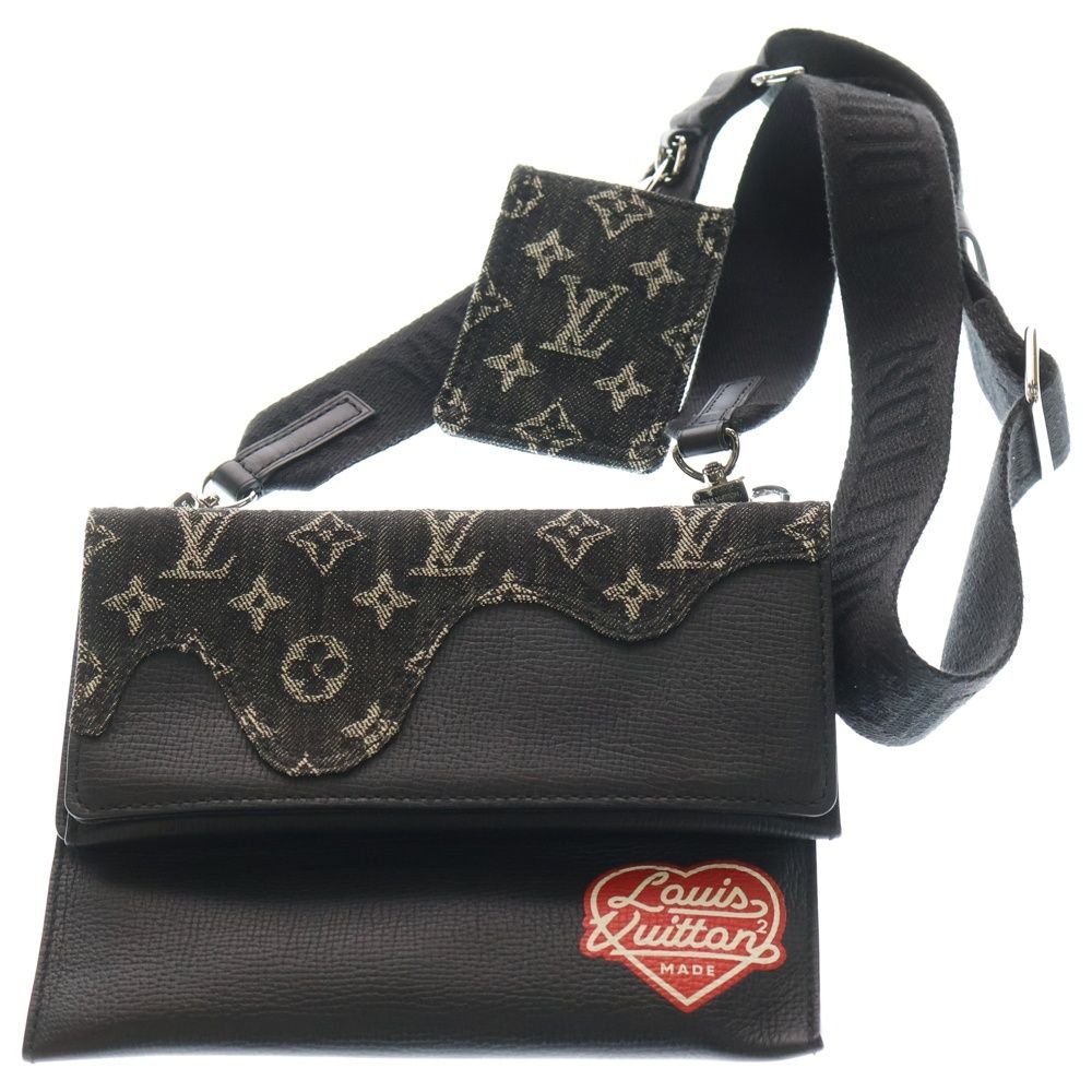 LOUIS VUITTON (ルイヴィトン) ×NIGO Trio Pouch Monogram Denim