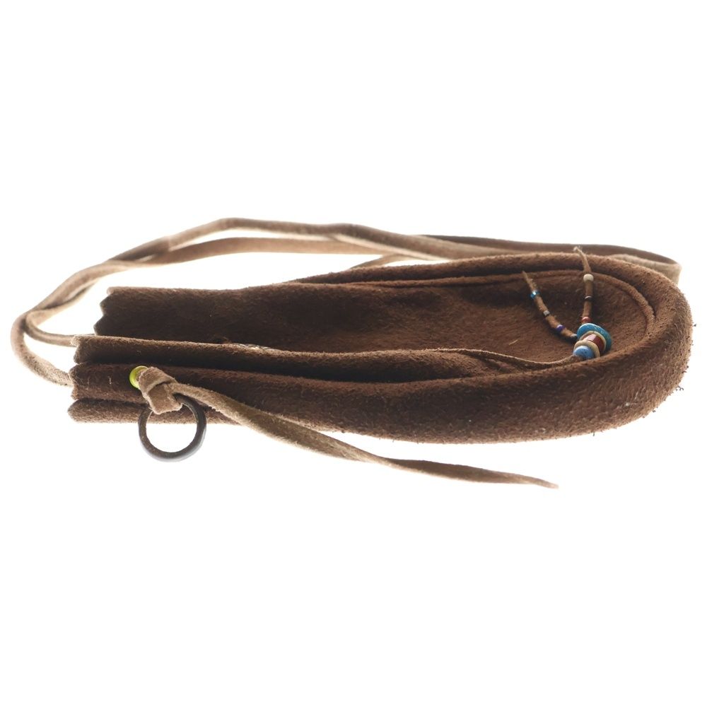 goro's (ゴローズ) K18付きフラワーコンチョ付きマチ付き巾着ポーチ L