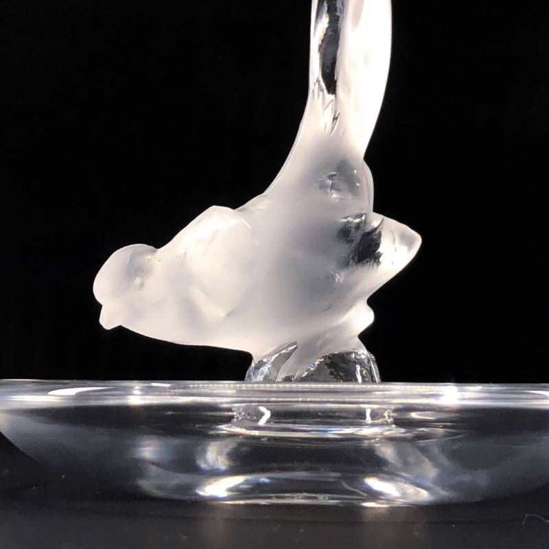 希少 ラリック 2羽の白鳥 リングトレイ クリスタル 箱無し 希少 ラリック 2羽の白鳥 リングトレイ クリスタル 箱無し LALIQUE