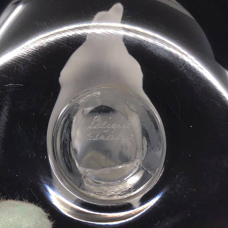 美品】Lalique ラリック／バード 鳥 リング ピン トレイ 小物入れ