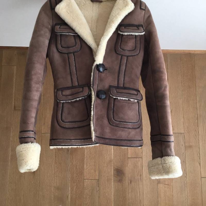 ディースクエアード 羊革 ムートン ジャケット4０