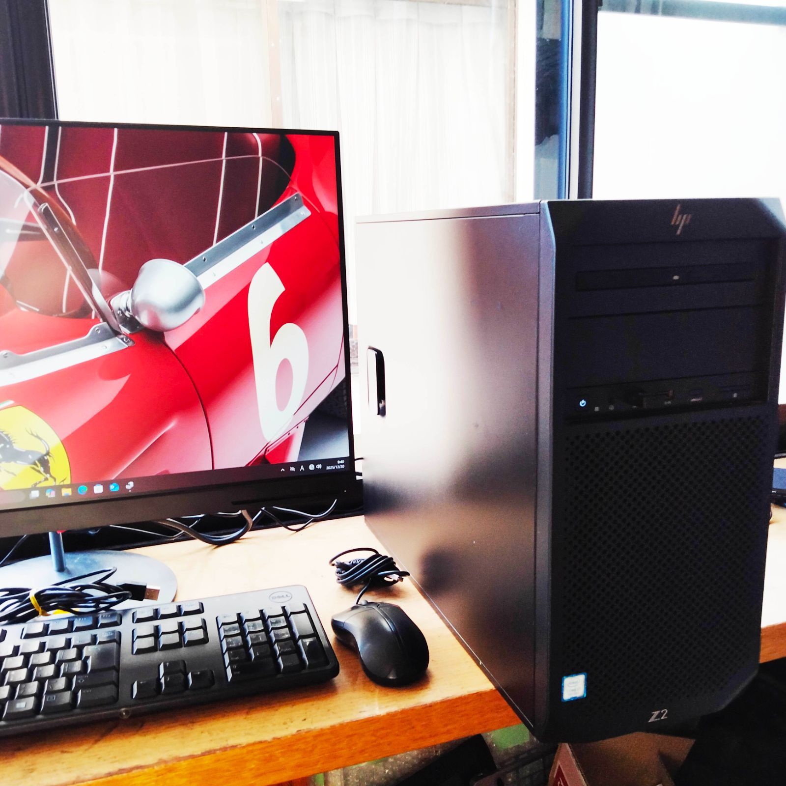 HP Z 2 Tower G 4 9世代 i 7 9700 16 256 500 24インチモニター付属 1式セット NVIDIA Quadro P 2200 PXP 01