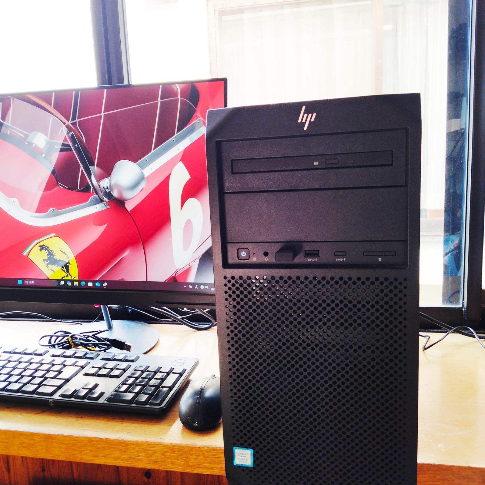 HP Z 2 Tower G 4 9世代 i 7 9700 16 256 500 24インチモニター付属 1式セット NVIDIA Quadro P 2200 PXP 01