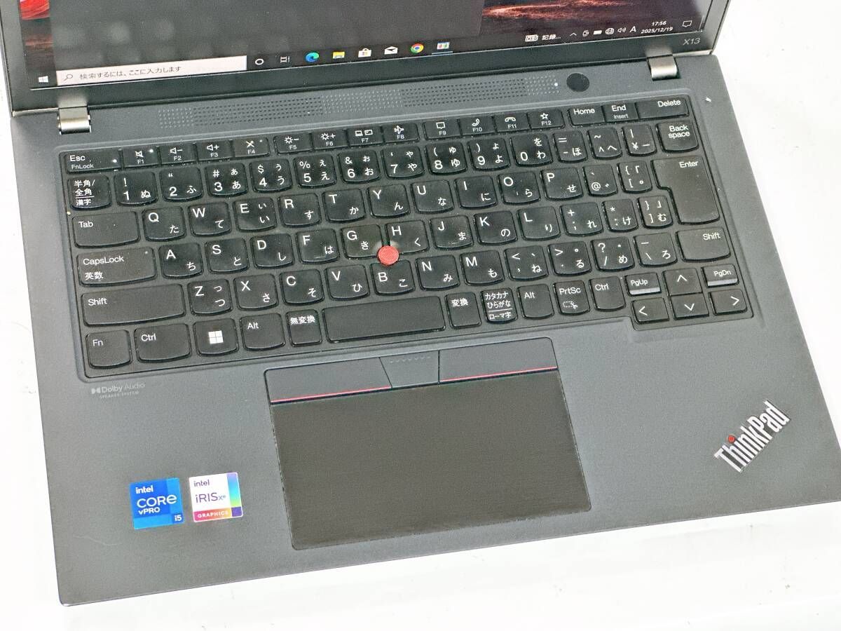 Lenovo ThinkPad X 13 第11世代 Core i 5 1145 G 7 SSD 256 GB 13インチ Office 動作品
