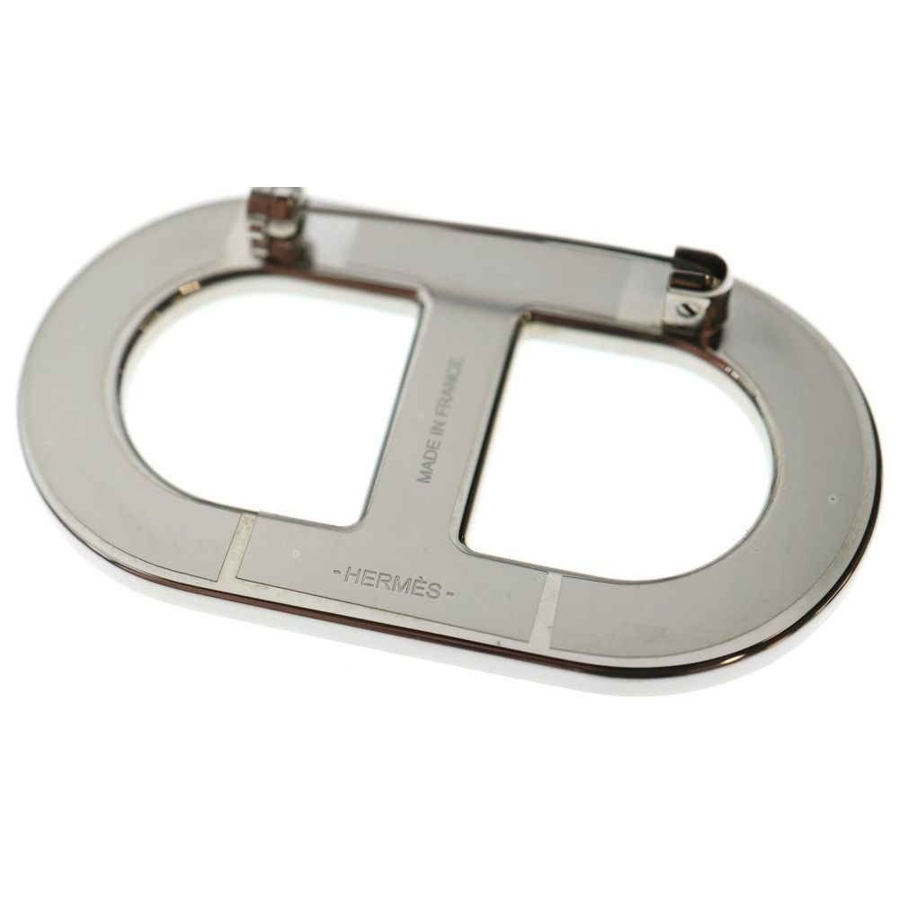 HERMES (エルメス) シェーヌダンクル ブローチ ピンバッジ ブラック