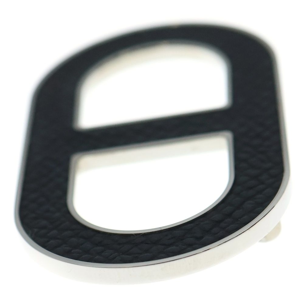 HERMES (エルメス) シェーヌダンクル ブローチ ピンバッジ ブラック