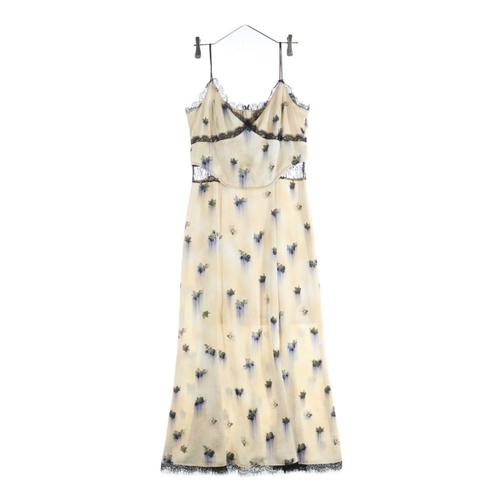 AMERI アメリ CLARA SATIN CAMI DRESS クララ サテン キャミ ドレス ワンピース レディース ベージュ