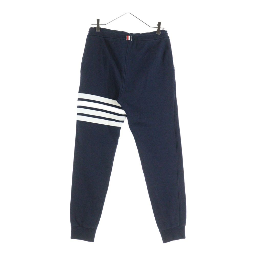 THOM BROWNE トムブラウン COTTON 4 BAR JOGGER PANTS コットン バー イージースウェットジョガーパンツ ネイビー FJQ 001 A
