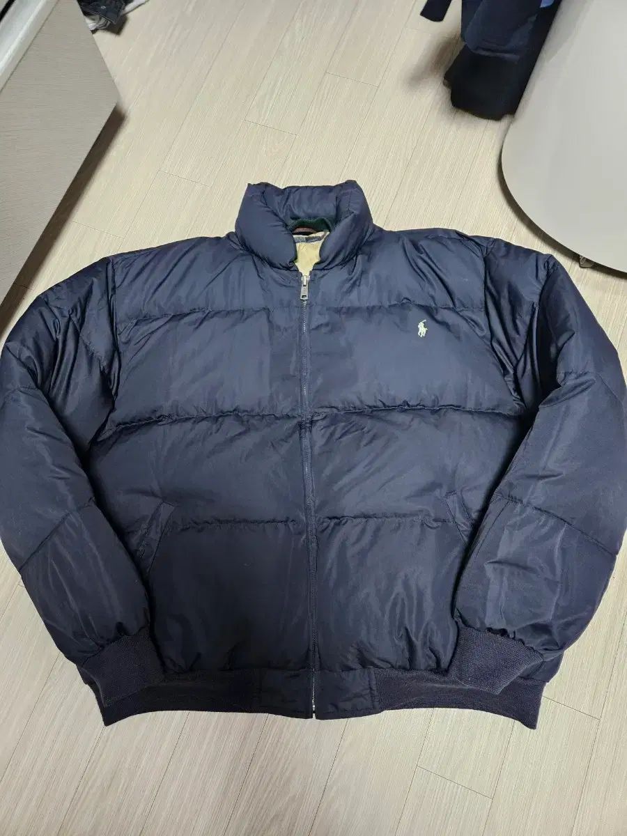 ポロ ネイビー パレス 味 パファー ダウン 105 110 L