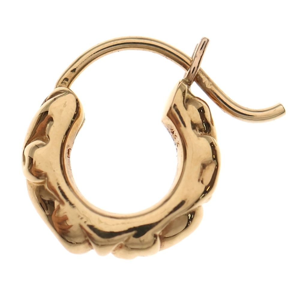 22K クロムハーツ　タイニー　スクロール　ピアス　フープ クロムハーツタイニースクロールフープピアス22K|クロムハーツ通販専門