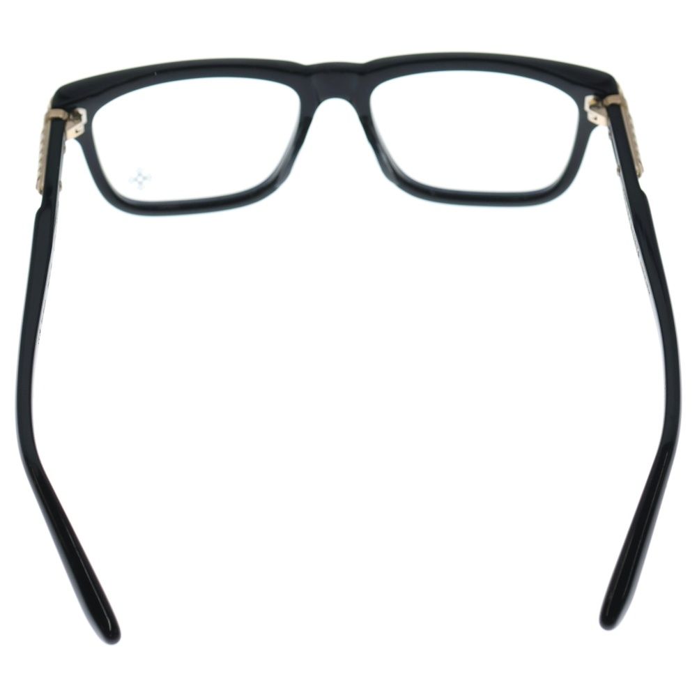 CHROME HEARTS クロムハーツ LITTLE DINGER フ ニーテンプル ウェリントン アイウェア メガネ ブラック ゴールド 54 18 152