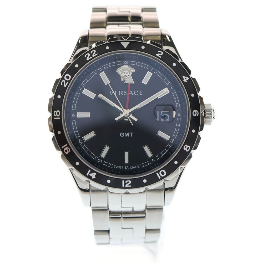 VERSACE (ヴェルサーチ) HELLENYIUM GMT ヘレニウム メデューサ ロゴ