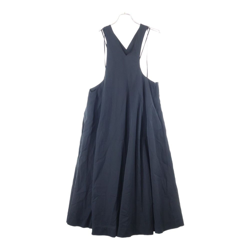 AKIRA NAKA アキラナカ レーヨン混 ナイロン ノースリーブワンピース ドレス レディース ブラック AS 2455 BK