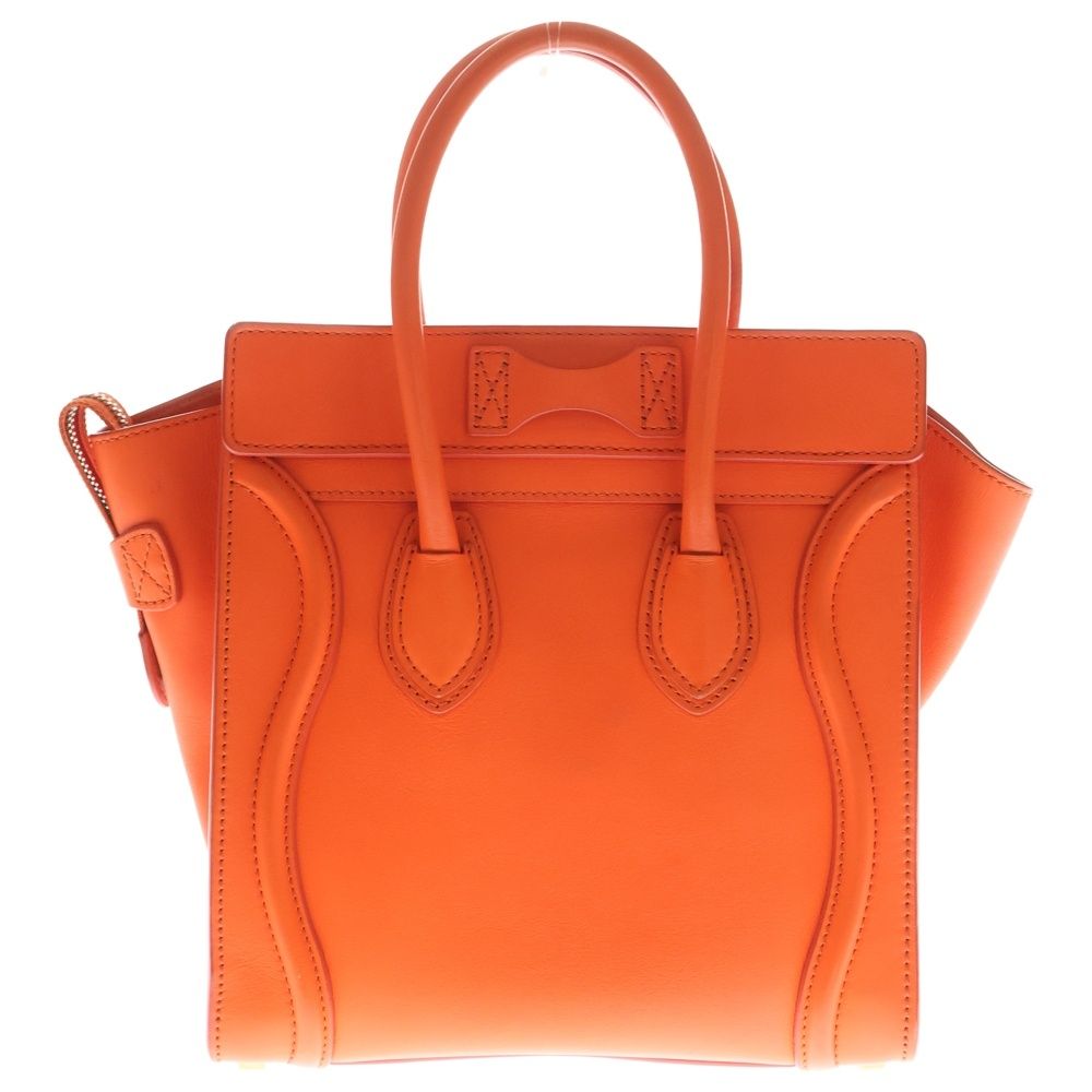 CELINE (セリーヌ) ラゲージ マイクロショッパー レザー ハンドバッグ