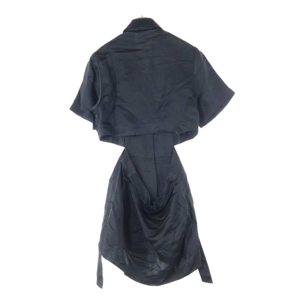 sandro サンドロ SHORT DRESS ショート オープンワーク ドレス ワンピース レディース ブラック